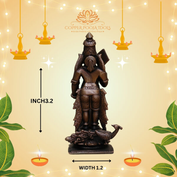 MURUGAR copper pooja idols