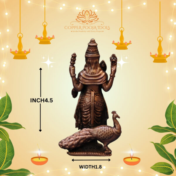MURUGAR copper pooja idols