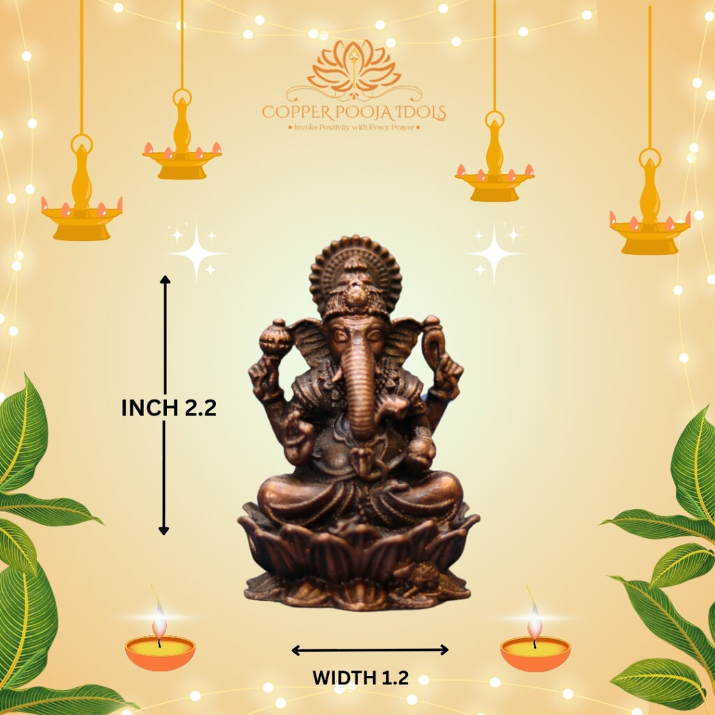 GANESH LOTUS IDOLS