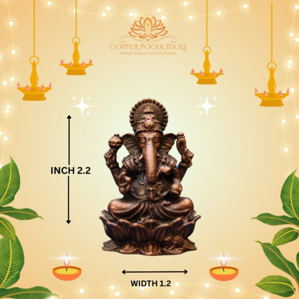 GANESH LOTUS IDOLS
