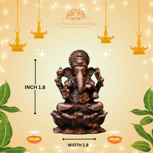GANESH LOTUS SMALL SIZE IDOLS